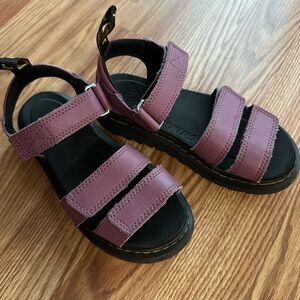 Dr. Martens Purple Sandals for Casual Comfort